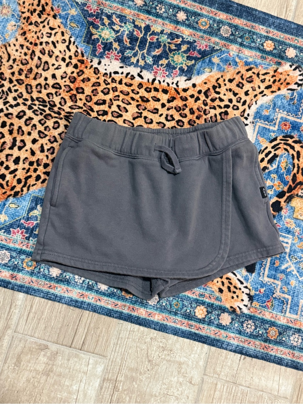 Abercrombie Kids Girls Dark Gray Sweat Skort Size 9/10 EUC